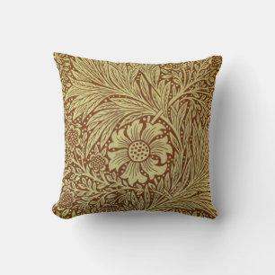 William Morris Marigold Antikes Blumenmuster Kissen