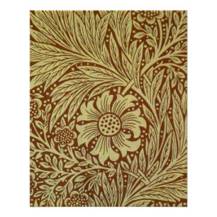 William Morris Marigold Antikes Blumenmuster Poster