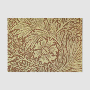William Morris Marigold Antikes Blumenmuster Seidenpapier