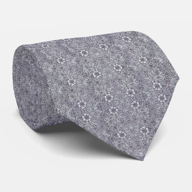 William Morris - Marigold Blue Neck Tie Krawatte (Gerollt)