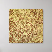 William Morris Marigold Blume Pattern