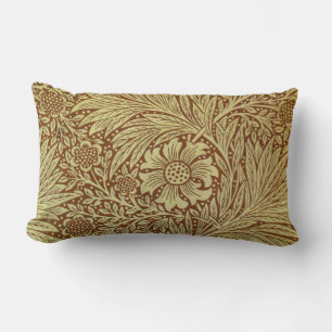 William Morris Marigold Blume Pattern Lendenkissen