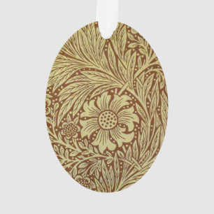 William Morris Marigold Blume Pattern Ornament