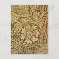 William Morris Marigold Blume Pattern