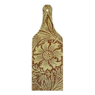William Morris Marigold Blume Pattern Schneidebrett