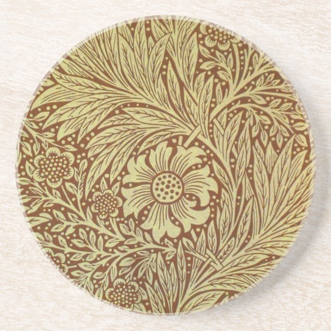 William Morris Marigold Blume Pattern Untersetzer (Vorne)