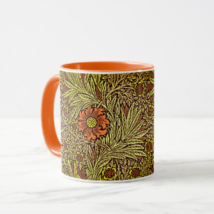 William Morris Marigold, Copper Brown und Orange Tasse