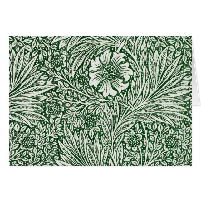 William morris marigold grüne Blume (Vorderseite (Horizontal))