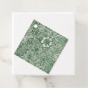 William morris marigold grüne Blume Geschenkanhänger