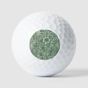 William morris marigold grüne Blume Golfball