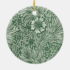 William morris marigold grüne Blume Keramik Ornament