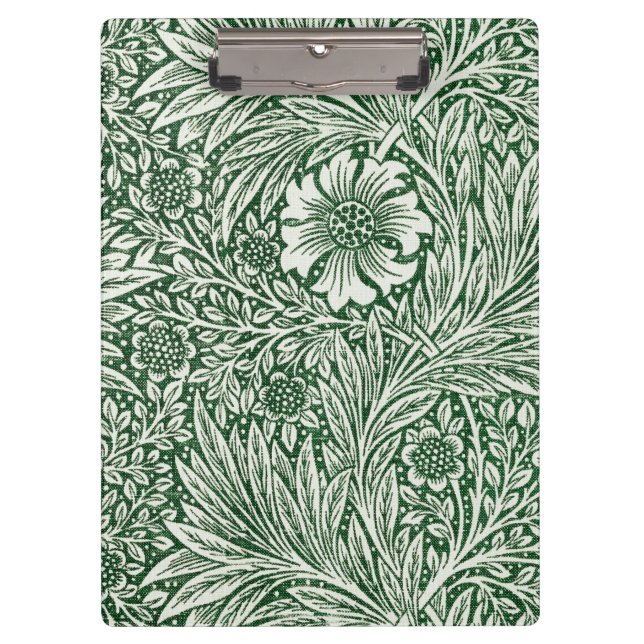 William morris marigold grüne Blume Klemmbrett (Vorderseite)