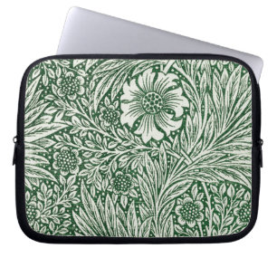William morris marigold grüne Blume Laptopschutzhülle