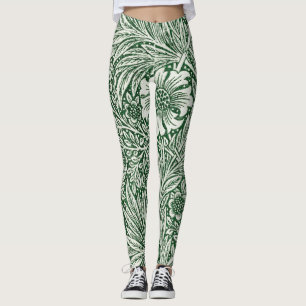 William morris marigold grüne Blume Leggings