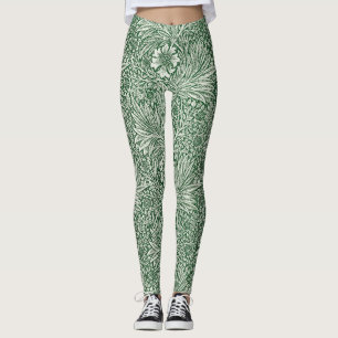 William morris marigold grüne Blume Leggings