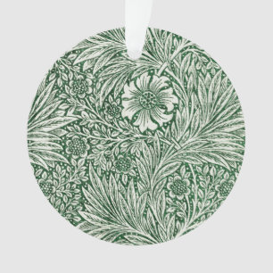 William morris marigold grüne Blume Ornament