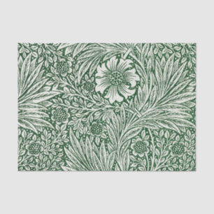 William morris marigold grüne Blume Seidenpapier