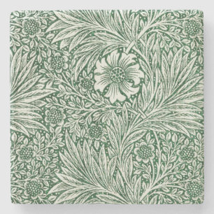William morris marigold grüne Blume Steinuntersetzer