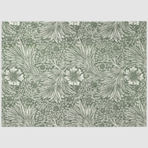 William Morris Marigold Grüne Florale Kunst Druck Seidenpapier