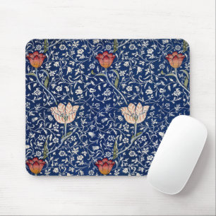 William Morris Medway Blaue Tulpe Florale Kunst Mousepad