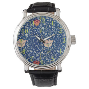 William Morris Medway Blue Floral Armbanduhr