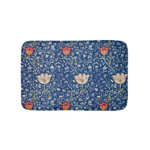 William Morris Medway Blue Floral Badematte