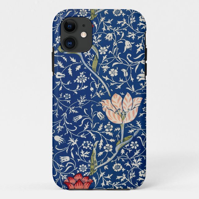 William Morris Medway Blue Floral Case-Mate iPhone Hülle (Rückseite)