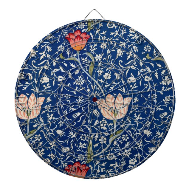 William Morris Medway Blue Floral Dartscheibe (vorne)