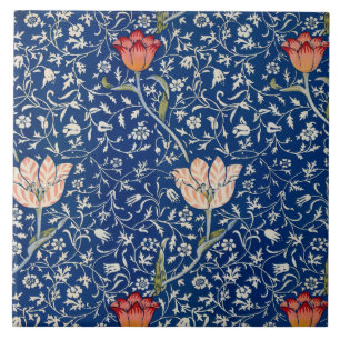 William Morris Medway Blue Floral Fliese