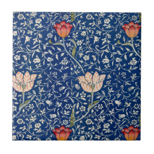 William Morris Medway Blue Floral Fliese
