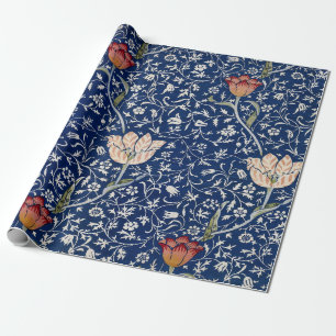 William Morris Medway Blue Floral Geschenkpapier