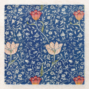 William Morris Medway Blue Floral Glasuntersetzer