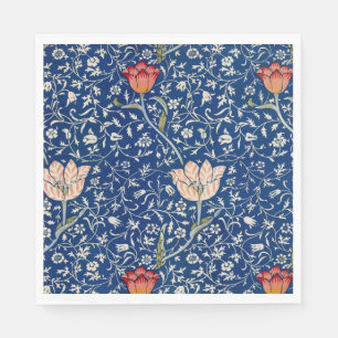 William Morris Medway Blue Floral Serviette