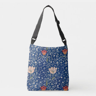 William Morris Medway Blue Floral Tragetaschen Mit Langen Trägern