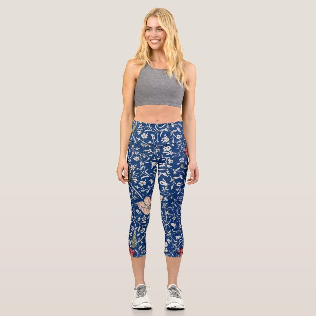 William Morris Medway Pattern Capri Leggings (Vorderseite)