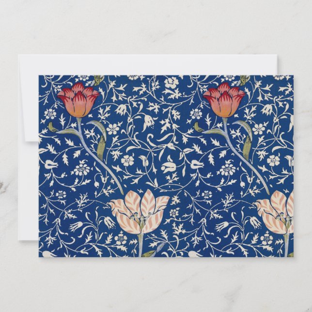 William Morris Medway Pattern Einladung (Vorderseite)