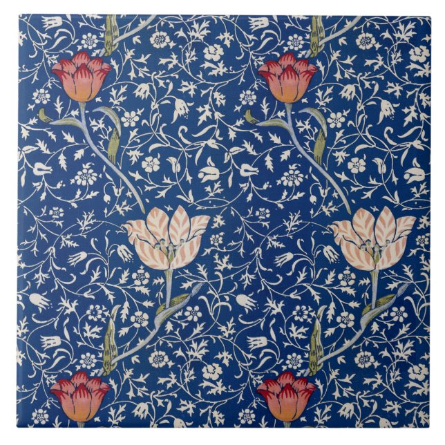 William Morris Medway Pattern Fliese (Vorderseite)