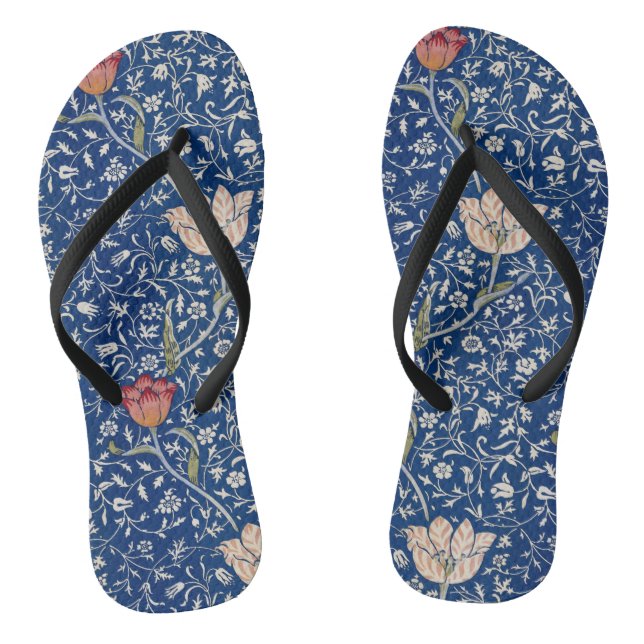 William Morris Medway Pattern Flip Flops (Fußbett)