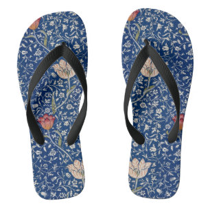 William Morris Medway Pattern Flip Flops