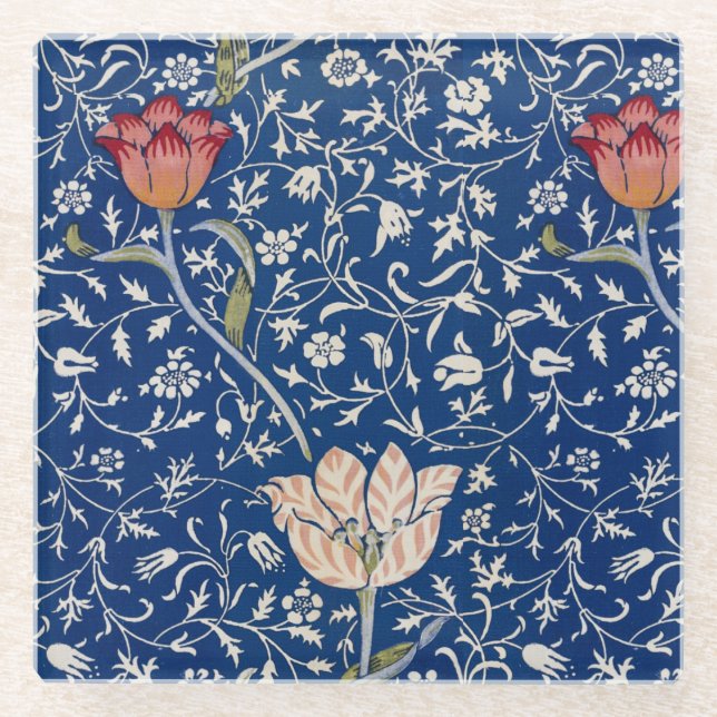 William Morris Medway Pattern Glasuntersetzer (Vorderseite)