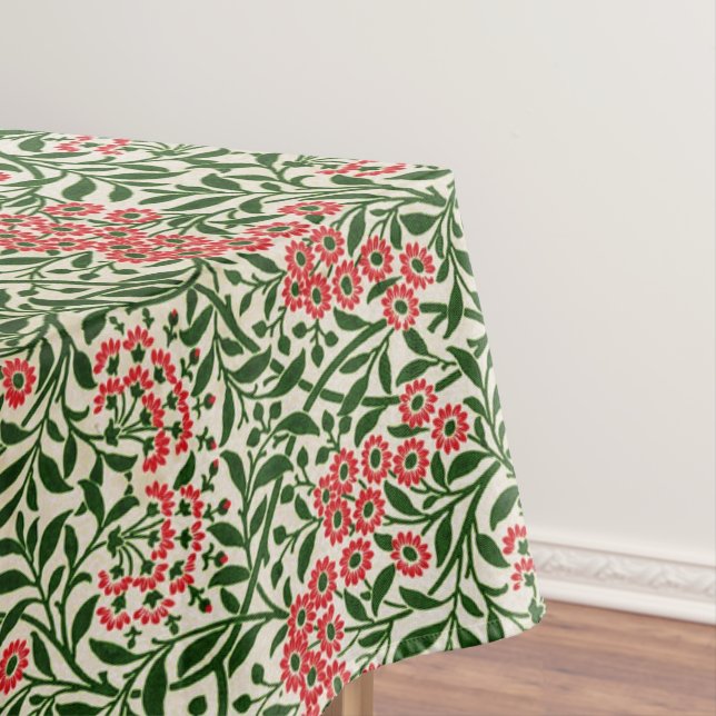William Morris Michaelmas Daisy Blume Pink Green Tischdecke (Beispiel)