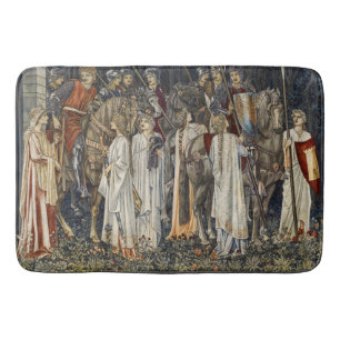 William Morris mittelalterliches Ritter-Teppichdes Badematte