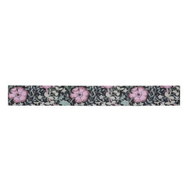 William Morris Mohn Botanical Viktorianisches Tape Satinband