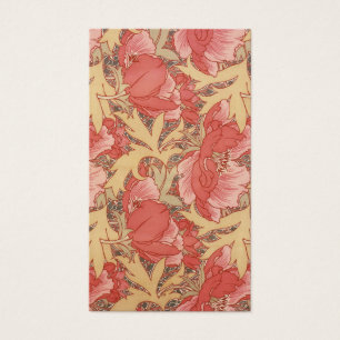 William Morris Mohnblumen Art Nouveau Muster