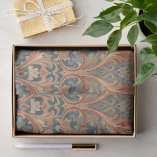 William Morris Mohnblumen im Art Nouveau Stil Seidenpapier