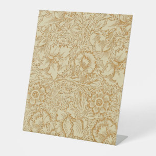 William Morris Mohnblumen Tapete Sockelschild