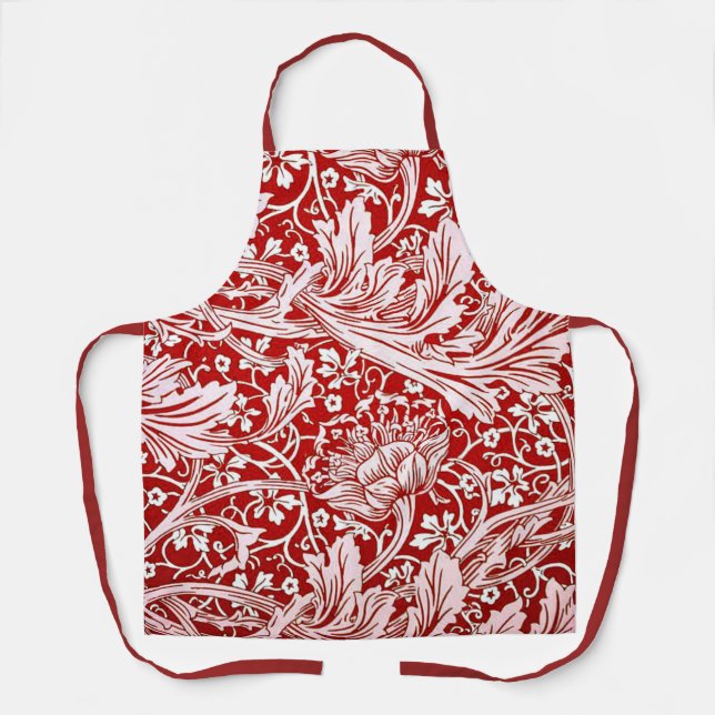 William Morris Muster, Arcadia, populäres Design Schürze (Vorderseite)