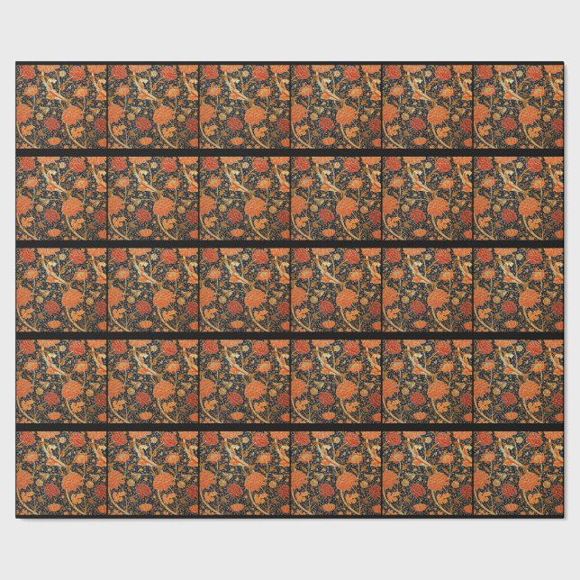 William Morris Muster, Cray, Geschenkpapier (Saum)