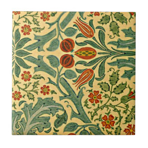 William Morris - Muster der Blume im Herbst Fliese