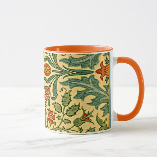 William Morris - Muster der Blume im Herbst Tasse (Rechts)